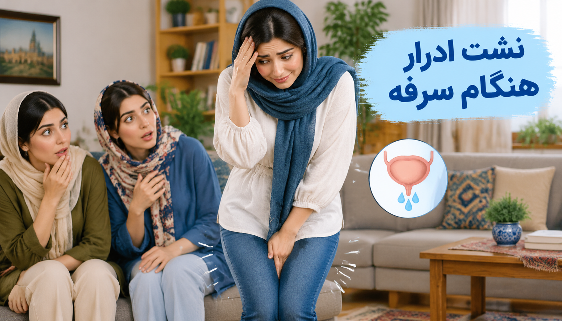 درمان آسان نشت ادرار هنگام خنده یا سرفه